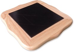 HOT Games Tangram SolidWood Blank.m.zw.stenen 22cm