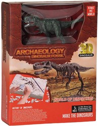 Dino skelet speelgoed opgraven rood - educatief dinosaurus speelgoed
