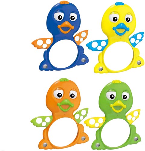 Duik Ducks speelgoed eendjes set voor zwembad, 4 stuks-2