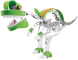 Lobbes bouwset T-Rex dinosaurus metaal 161-delig constructiespeelgoed