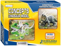 Lobbes metalen bouwset dino Triceratops constructiespeelgoed