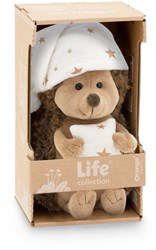 Orange Toys knuffel egel met slaapmuts - multicolor pluche speelgoed