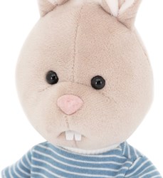Orange Toys knuffel konijn multicolor - zacht speelgoed konijn