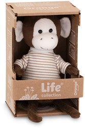 Orange Toys knuffel aap multicolor speelgoed voor kinderen