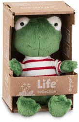 Orange Toys knuffel kikker multicolor speelgoed voor kinderen
