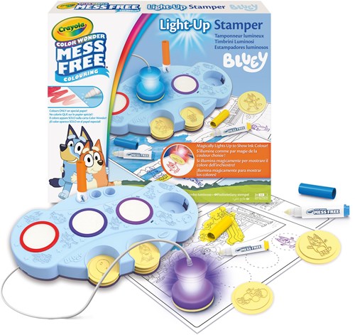 Crayola Color Wonder lichtgevende Bluey stempels - Creatief speelgoed voor kinderen-2