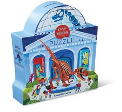 Crocodile Creek puzzel Day at the Museum/Dinosaur - 48 stukjes