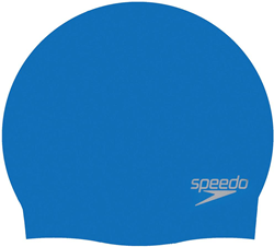 Speedo junior silicone badmuts - blauw - zwemaccessoire voor kinderen