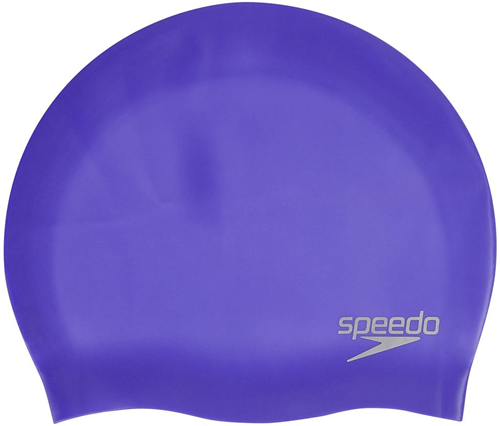 Speedo badmuts junior siliconen paars - zwemaccessoire voor kinderen
