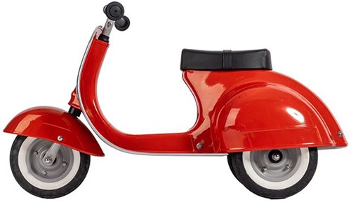 Ambosstoys loopfiets scooter rood - duurzaam speelgoed vanaf 24 maanden
