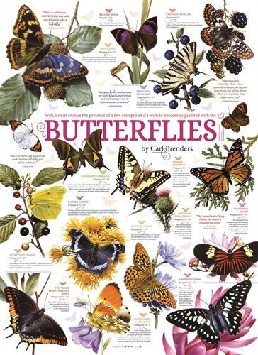 Cobble Hill puzzel Butterfly Collection - 1000 stukjes