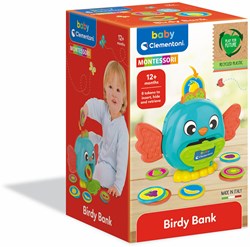 Clementoni Baby spaarpot vogel educatief speelgoed vanaf 12 maanden