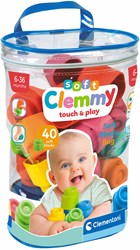 Clementoni Soft Clemmy bouwblokken set - 40 zachte blokken voor baby's