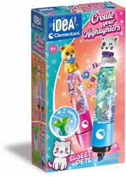 Clementoni highlighter speelgoed - creatieve markeerstiften huisdieren set