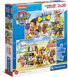 Clementoni Paw Patrol Puzzel 2x20st