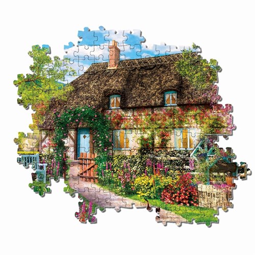 Clementoni puzzel 1000 stukjes landschap oud huis high quality-2