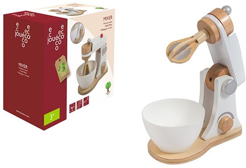 Jouéco houten keukenmixer - duurzaam speelgoed voor kinderen