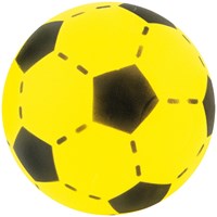 Softbal foam geel - speelgoed bal 20 cm voor binnen en buiten-3
