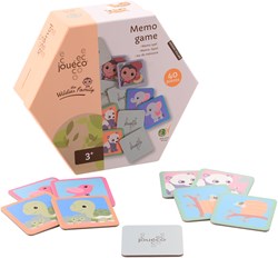 Johntoy memoryspel The Wildies Family educatief houten speelgoed