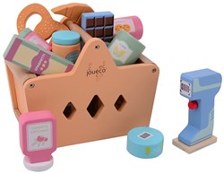 Johntoy houten winkelmand met accessoires - Joueco speelgoed - FSC hout