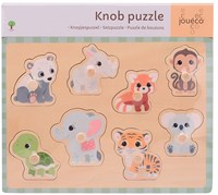 Jouéco houten dierenpuzzel Wildies Family - educatief speelgoed-3