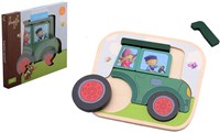 Johntoy Fien en Teun tractor puzzel karton educatief speelgoed-2