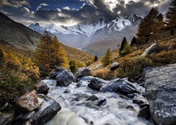 Heye legpuzzel Mountain Stream - 1000 stukjes puzzel kunst