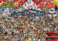 Heye legpuzzel British Music History 2000 stukjes puzzel