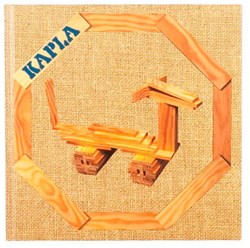 Kapla houten bouwplankjes boek bruin vol. 4 dieren inspiratie
