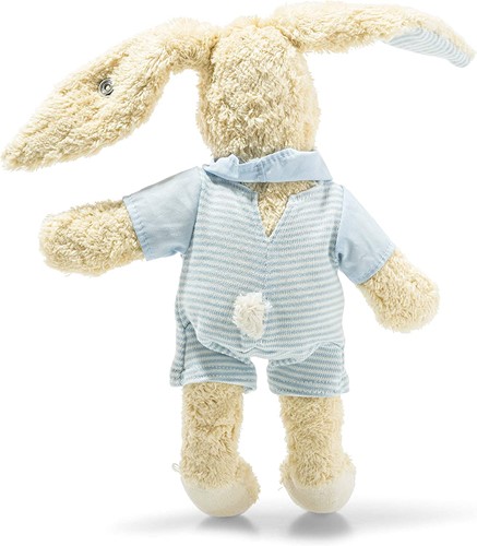 Steiff knuffel konijn Hoppel, blauw-3
