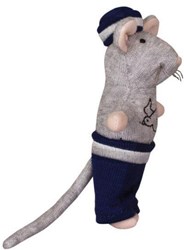 Het Muizenhuis knuffel Grootvader Zeeman pop - pluche muis speelgoed