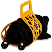 Orange Toys knuffel kat Milo zwart pluche 35 cm speelgoed-3