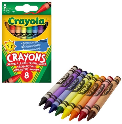 Crayola -  Crayons de cire - 8 pcs
