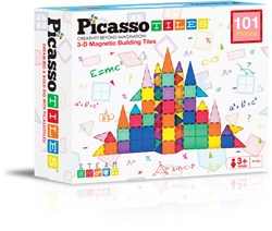 Tactic magnetisch constructiespeelgoed Picasso Tiles bouwset 101-delig