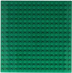 Albatros Hengelsport bouwplaat groen 25,5x25,5cm bouwstenen basis