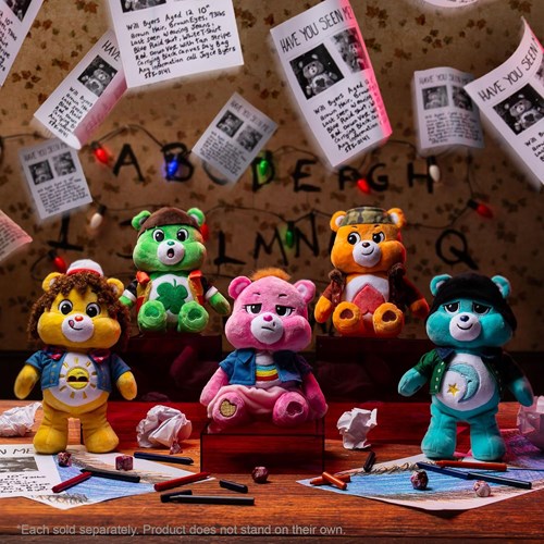 Care Bears knuffel Stranger Things Funshine Bear Dustin 22cm limited edition-2