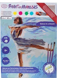 Craft Buddy schilderen op nummer set 30x40cm acryl Dance in Dream