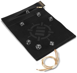 Enhance Gaming dobbelset - Dice Case met 7-delige dobbelstenen - Zwart