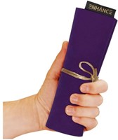 Enhance Gaming dobbelstenen set en paarse Roll on a Scroll dobbelstenen etui-3