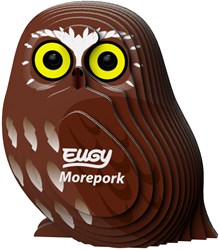 Eugy 3D puzzel - Boeboekuil - Dieren knutselpakket karton