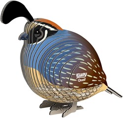 Eugy 3D Puzzel Kwartel - Dierenpuzzel - Creatief Speelgoed