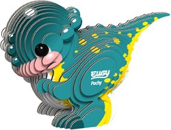 Eugy 3D Puzzel Dinosaurus - Pachy - Milieuvriendelijk Karton