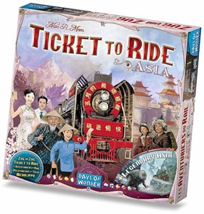 Days Of Wonder Bordspel Spel Ticket To Ride Azie days of wonder kopen in de aanbieding