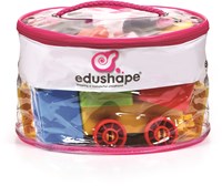 Edushape Mini Edu Trein in tas - 30 delig-3