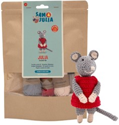 Het Muizenhuis haakset Julia muis - DIY knutselpakket poppenhuis