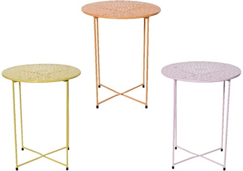 Decoris bijzettafel ijzer binnen - stijlvolle sidetable voor thuis