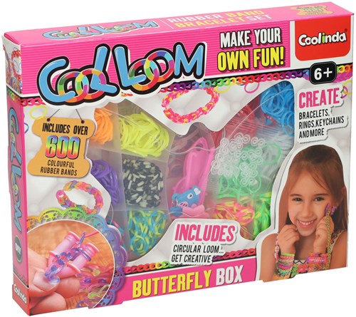 Cool Loom in Vlinder Opbergdoos, 600dlg.