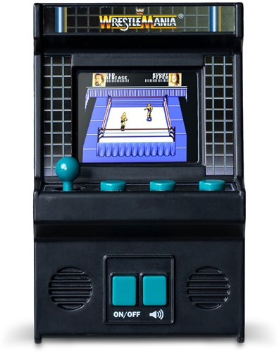 Basic Fun arcade spel WWE - handheld mini game console WrestleMania-2