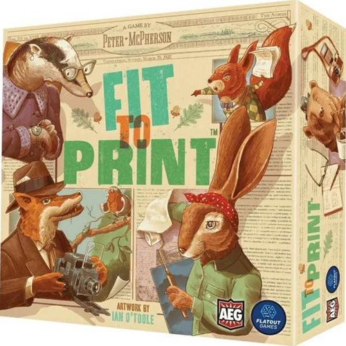 Asmodee bordspel Fit to Print - strategisch puzzelspel voor families