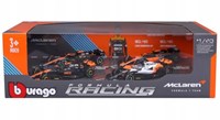 Bburago F1 McLaren raceauto set Lando Norris 1:43 - 4 modellen
